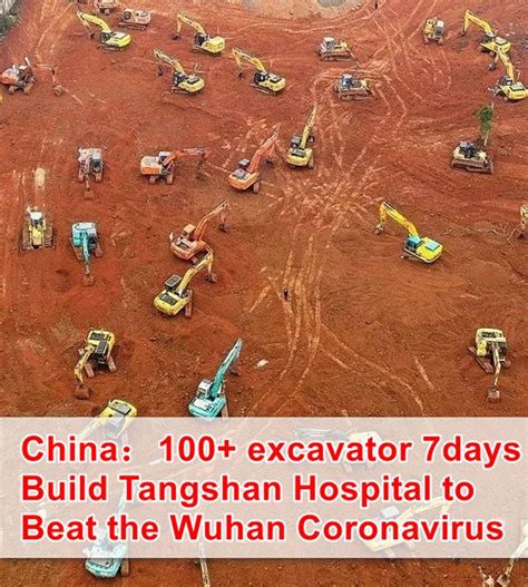 china excavator hospital|china builds hospital.